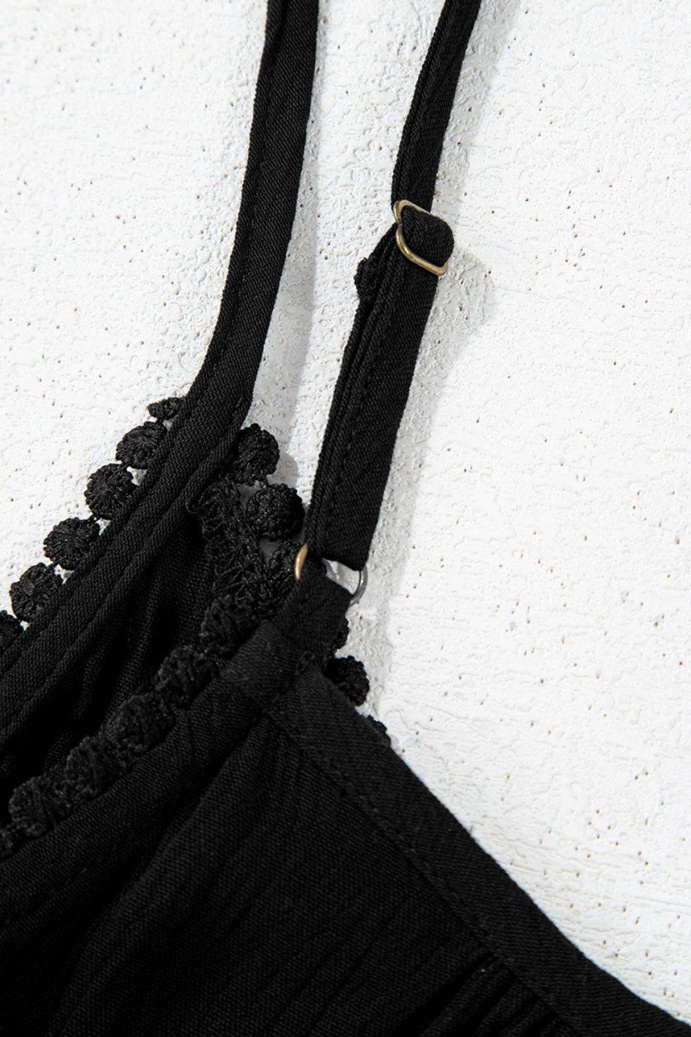 Floral Ruffled Hem Embroidery Cami - UnLaced Boutique
