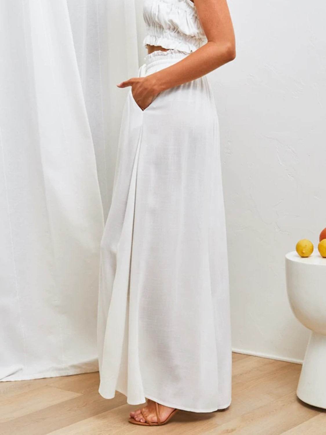 High Waist Wide Leg Pants - UnLaced Boutique