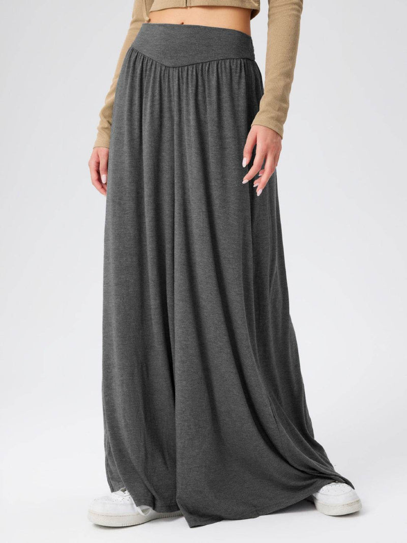 High Waist Wide Leg Pants - UnLaced Boutique