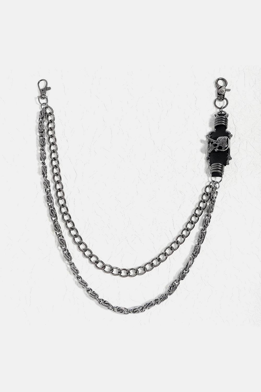 Double Layer Alloy Chain Belt - UnLaced Boutique