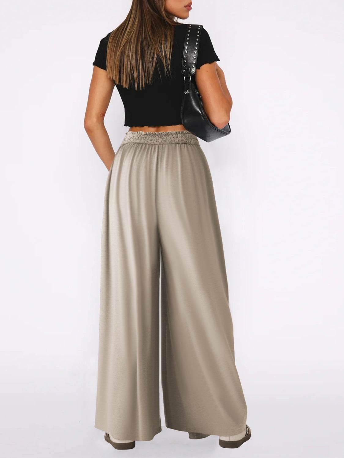 High Waist Wide Leg Pants - UnLaced Boutique
