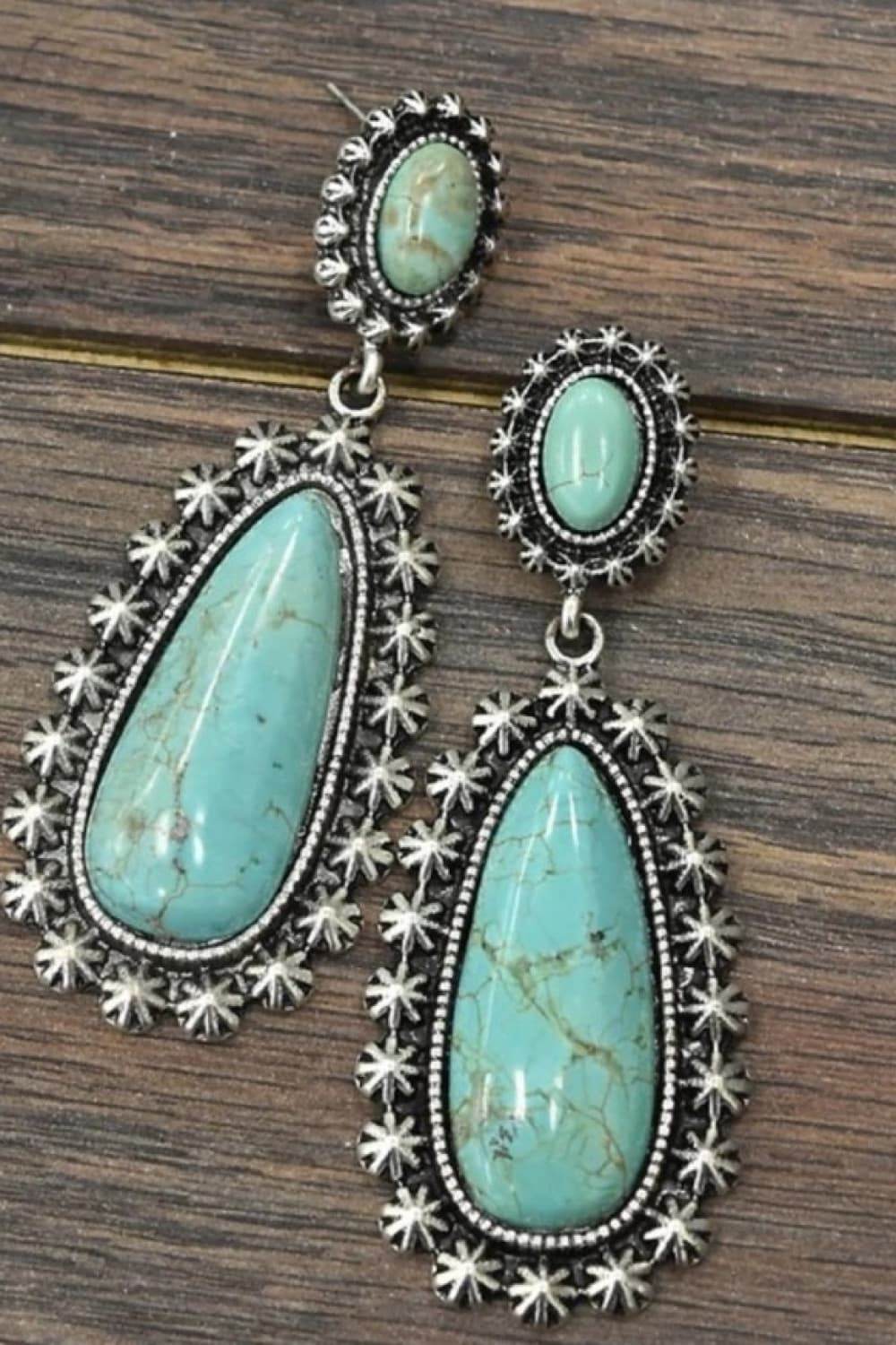Artificial Turquoise Earrings - UnLaced Boutique