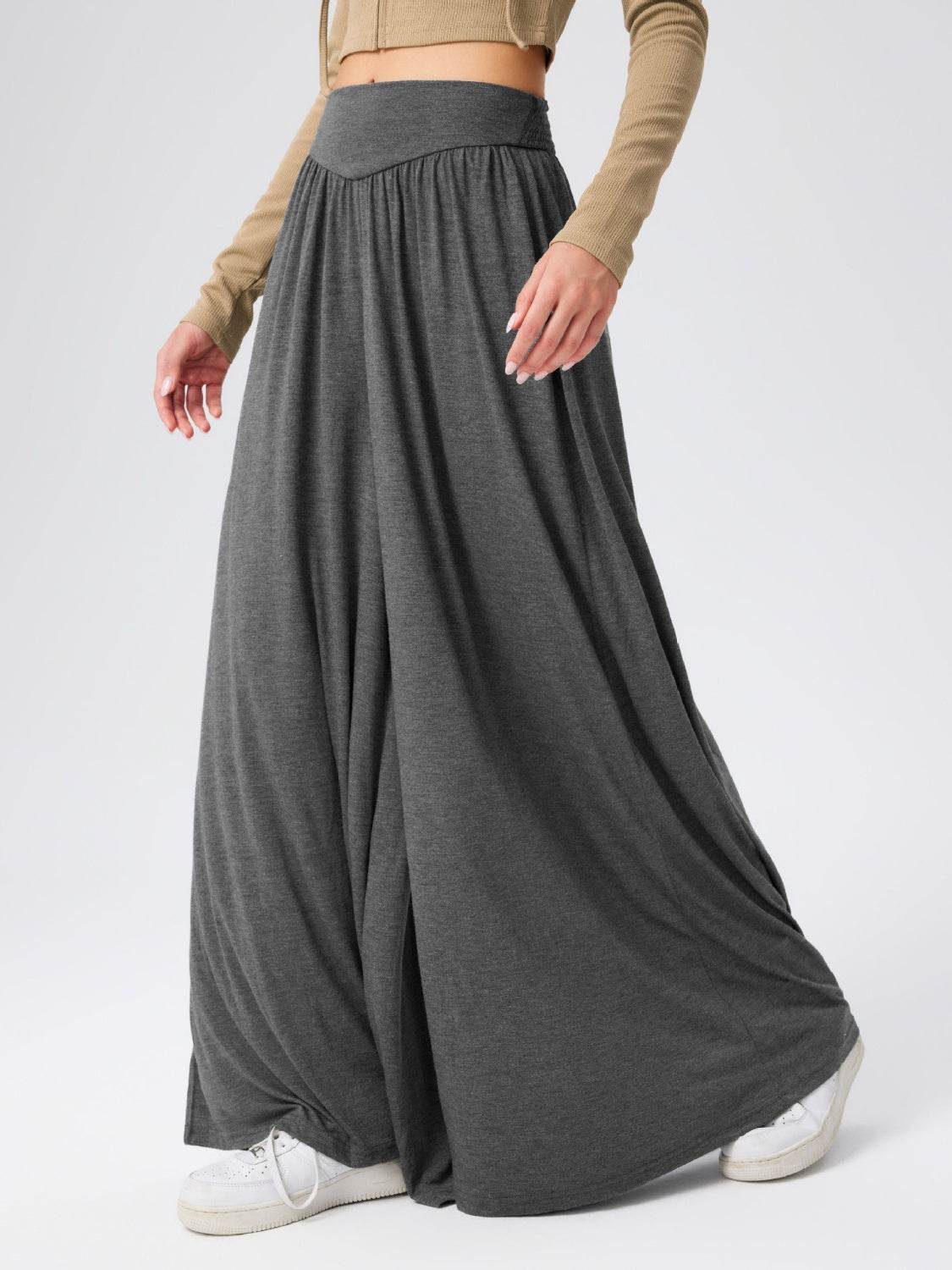 High Waist Wide Leg Pants - UnLaced Boutique