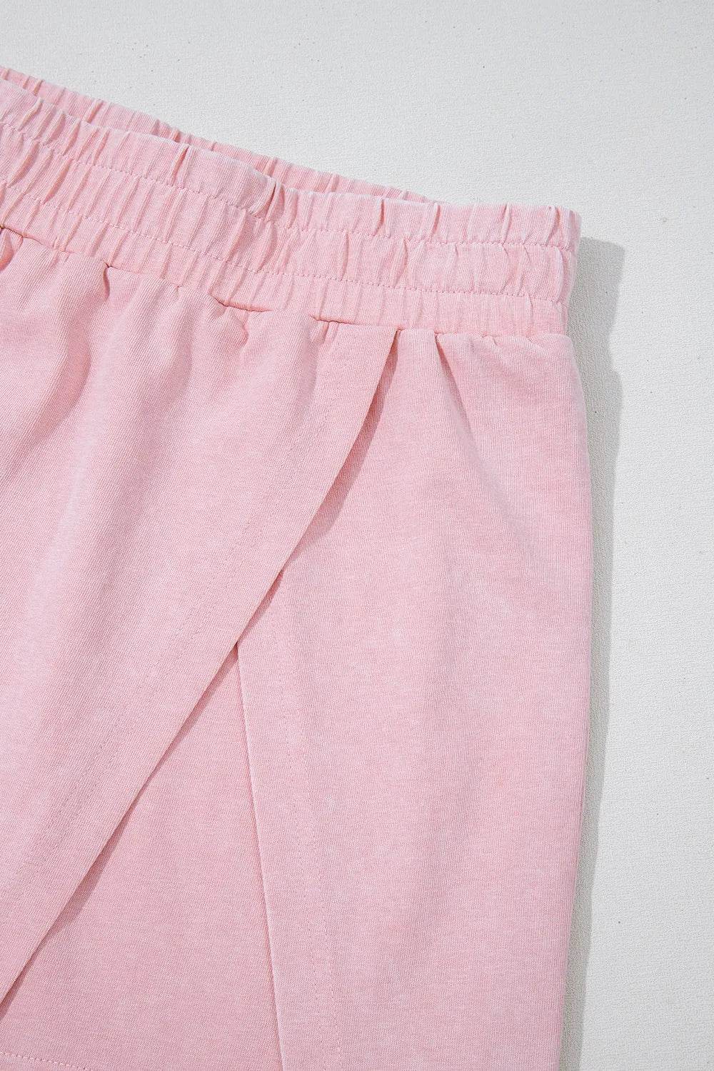 Mineral Wash Cotton Tank Top and Slit Skort Set - UnLaced Boutique