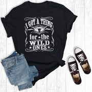 Western I Got A Thing Graphic Tee Black