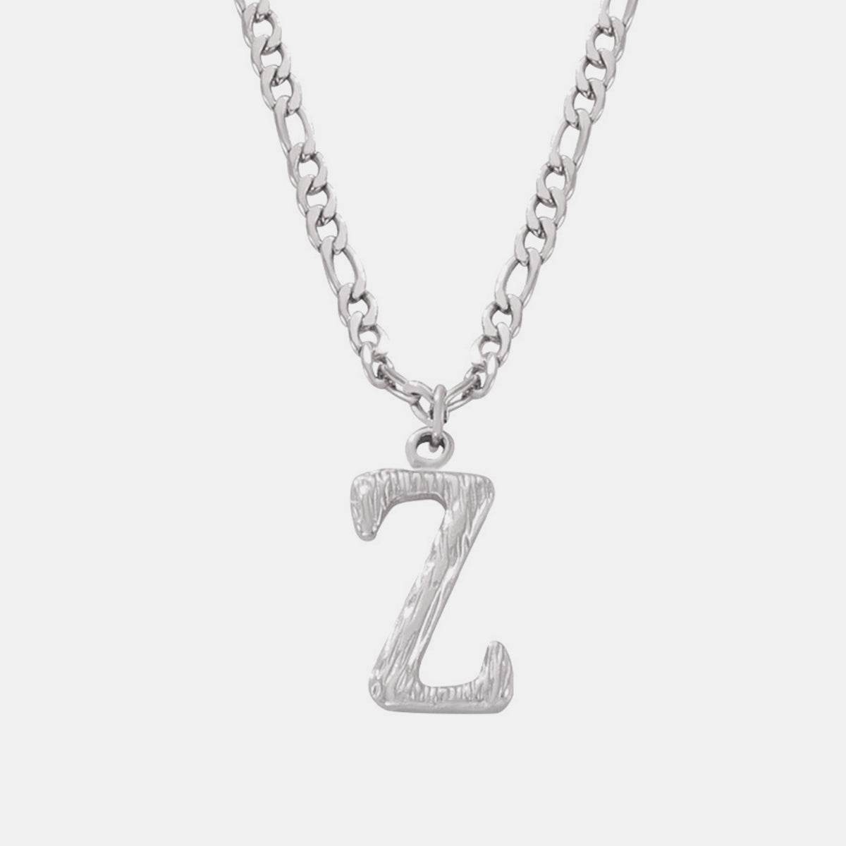 Titanium Steel Letter Pendant Necklace - UnLaced Boutique