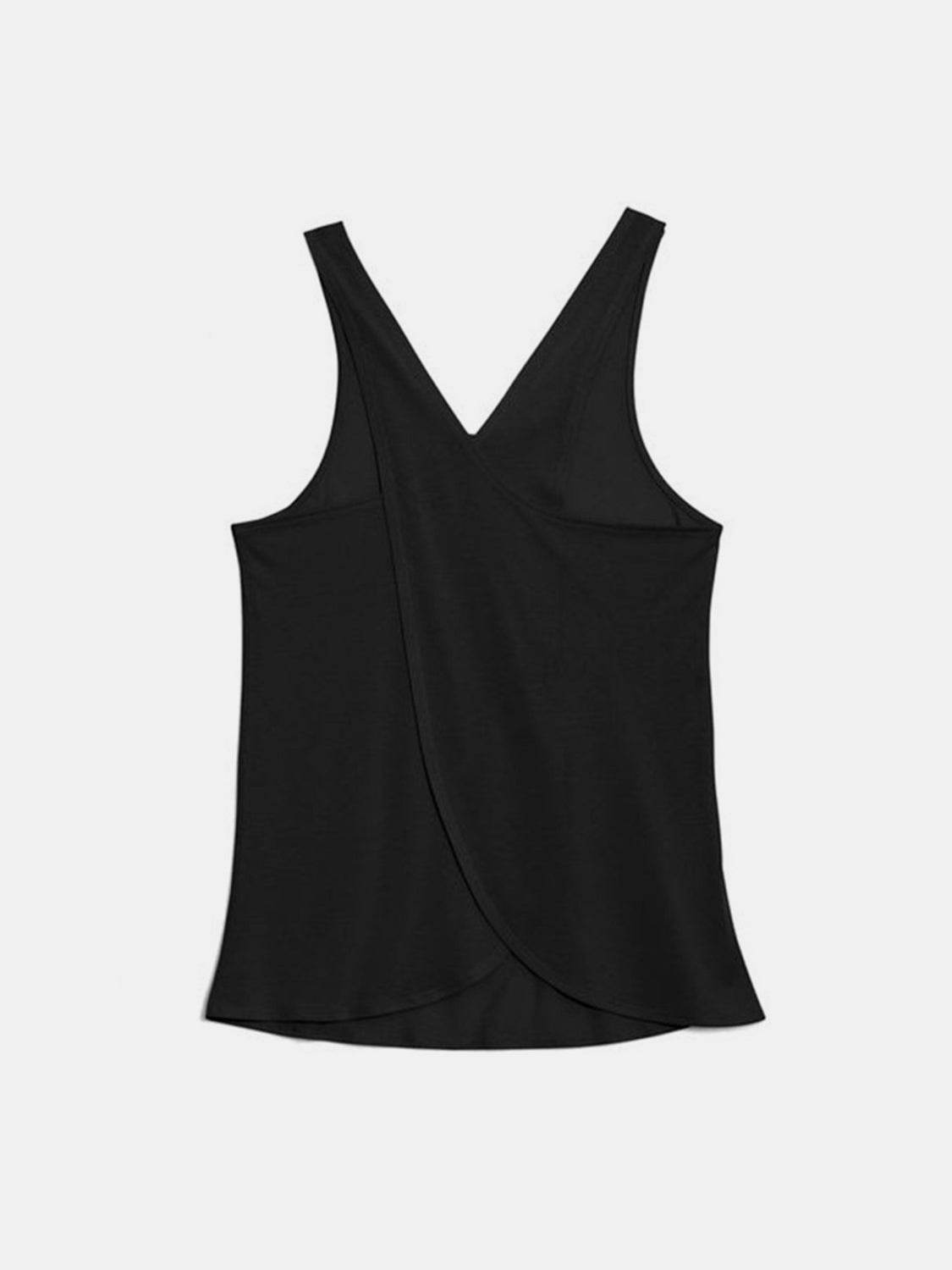 Crisscross Scoop Neck Active Tank - UnLaced Boutique