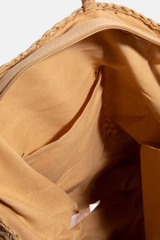 Fame Intricate Braided Tote Bag - UnLaced Boutique