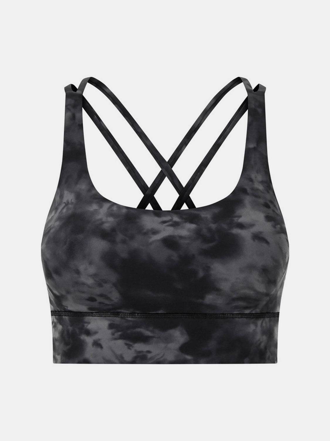 Millennia Crisscross Scoop Neck Active Tank - UnLaced Boutique