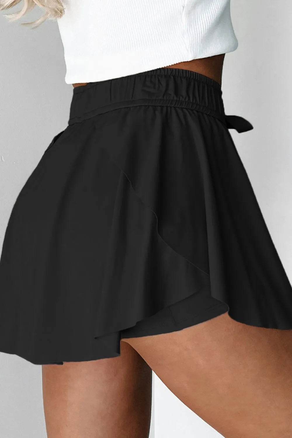 Drawstring Active Skorts - UnLaced Boutique