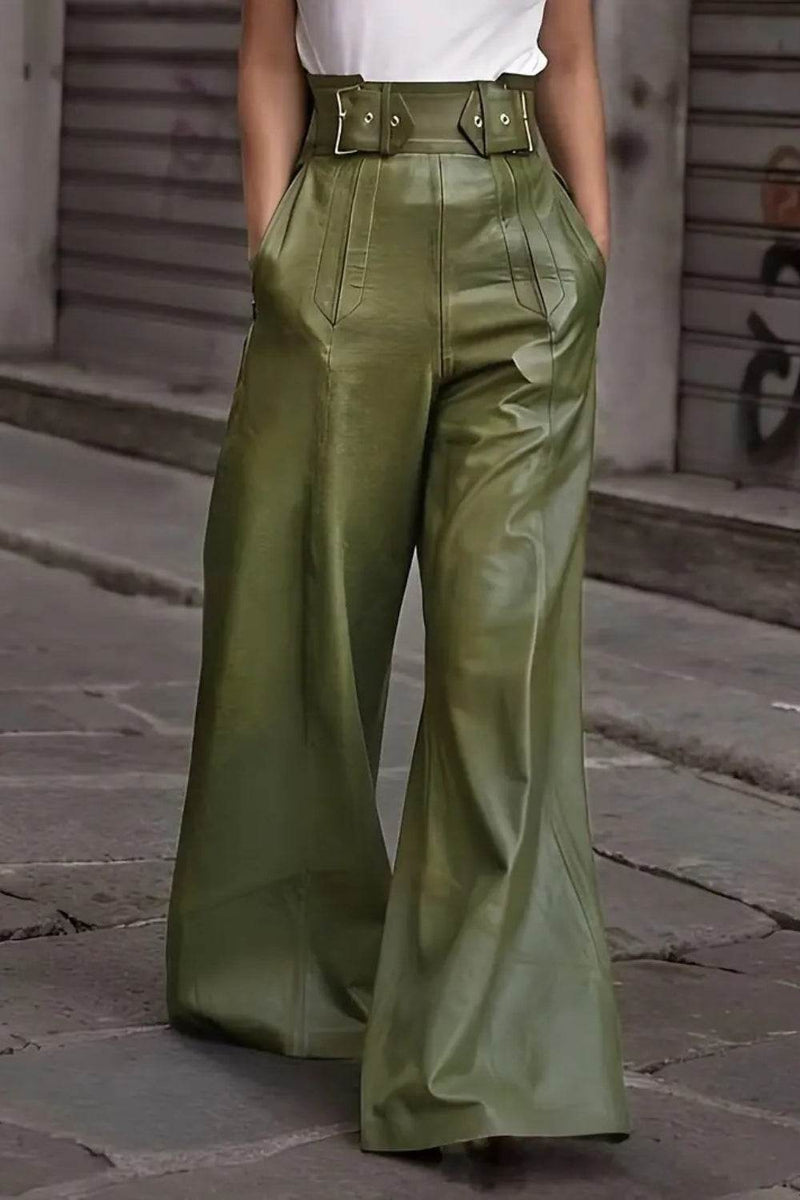 High Waist Wide Flare Pants - UnLaced Boutique