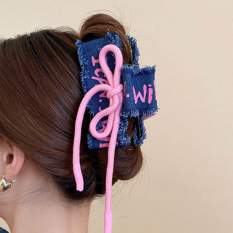 Acrylic Braided Rope Hair Claw Clip - UnLaced Boutique