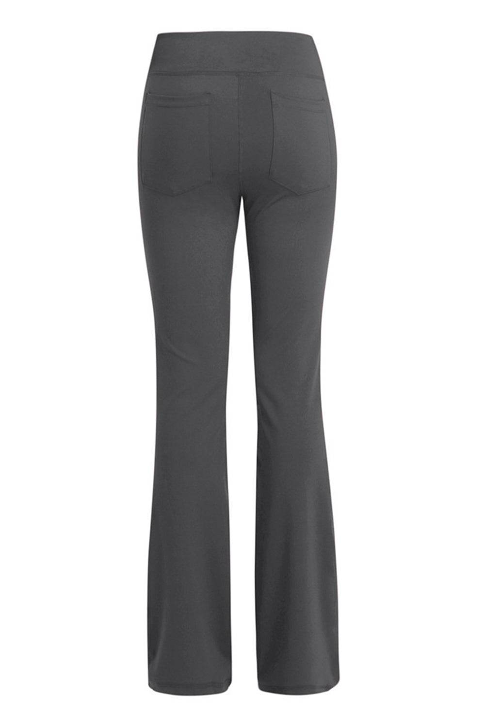 Pocketed High Waist Active Pants - UnLaced Boutique