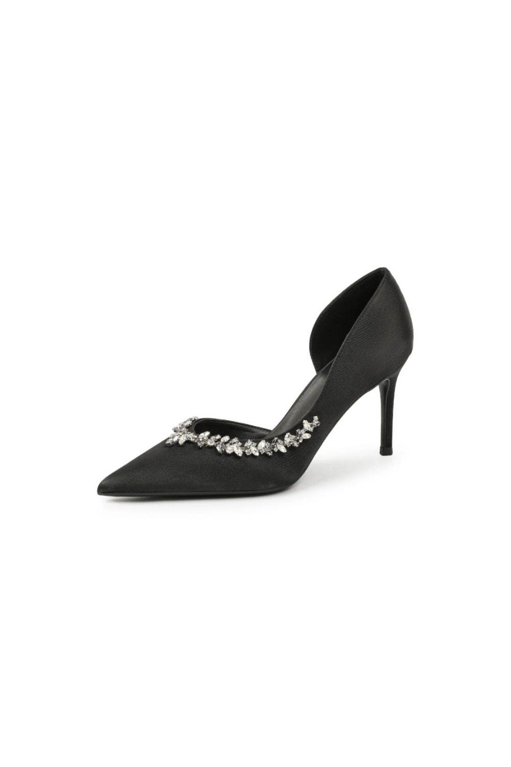 Rhinestone Point Toe Stiletto Pumps - UnLaced Boutique