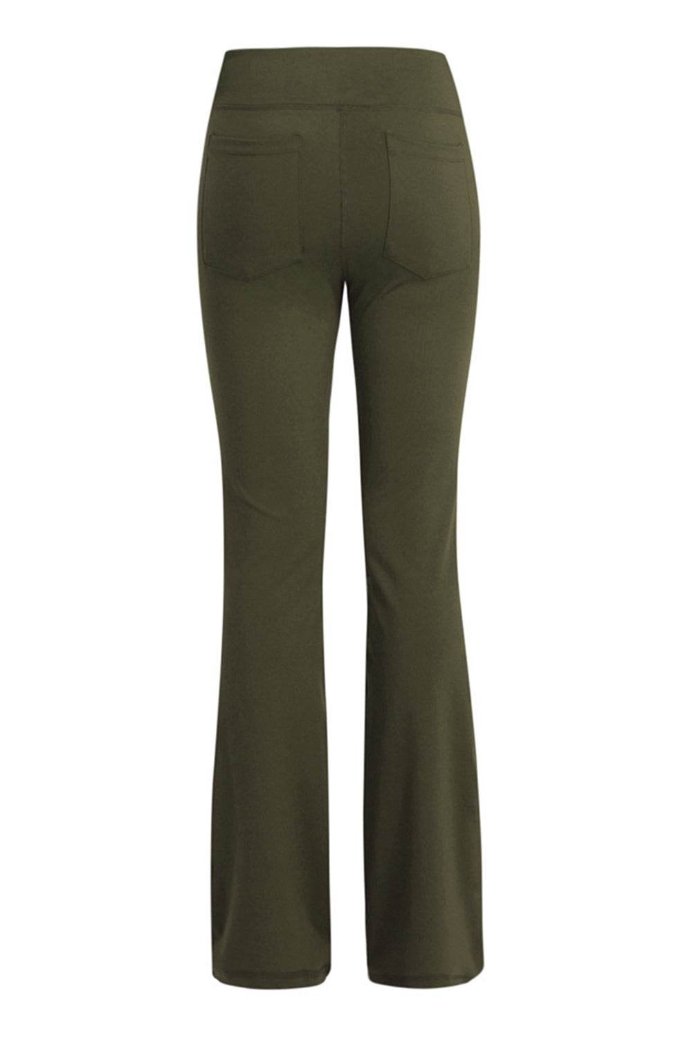 Pocketed High Waist Active Pants - UnLaced Boutique