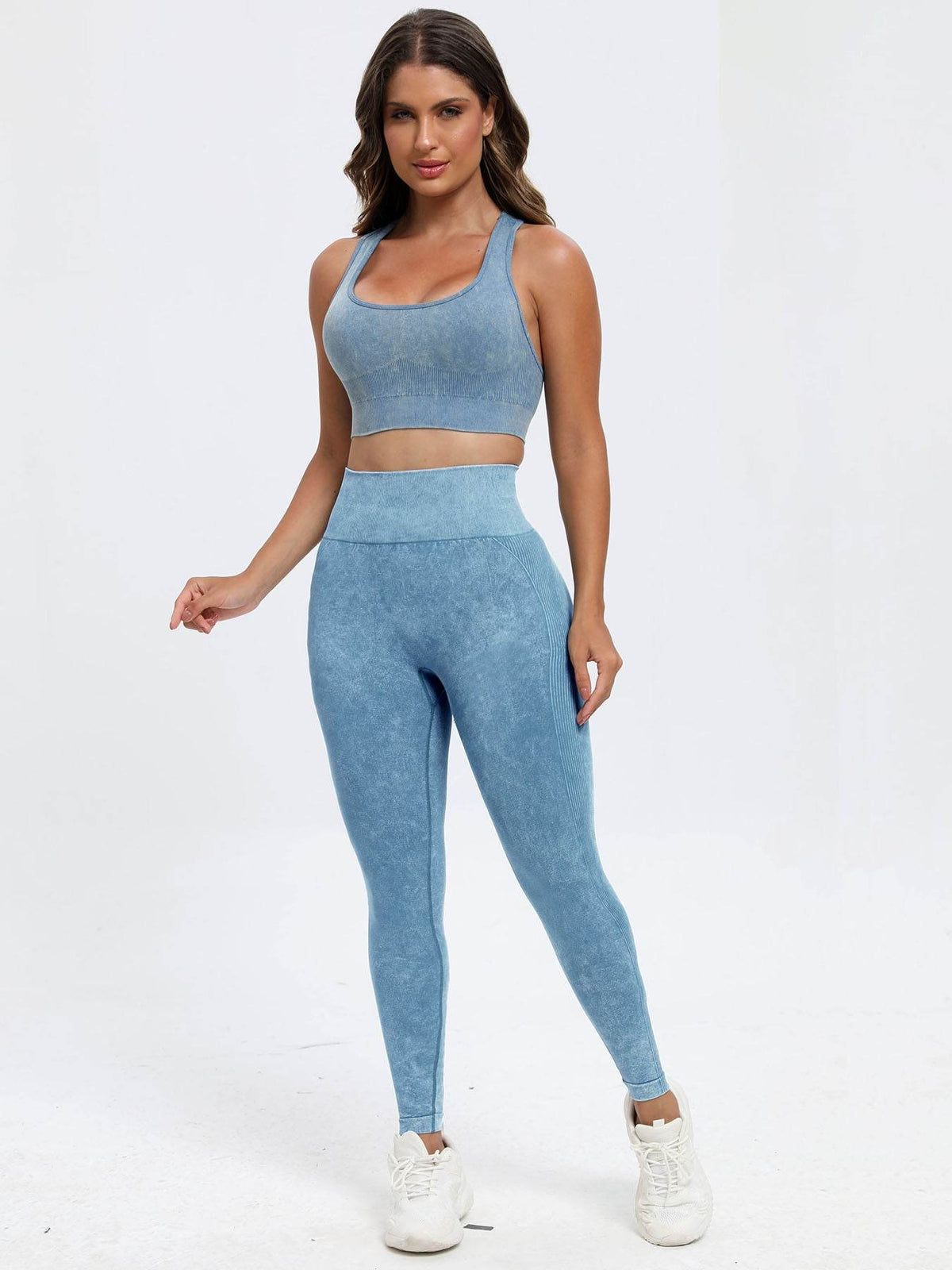 Scoop Neck Wide Strap Top and Pants Active Set - UnLaced Boutique