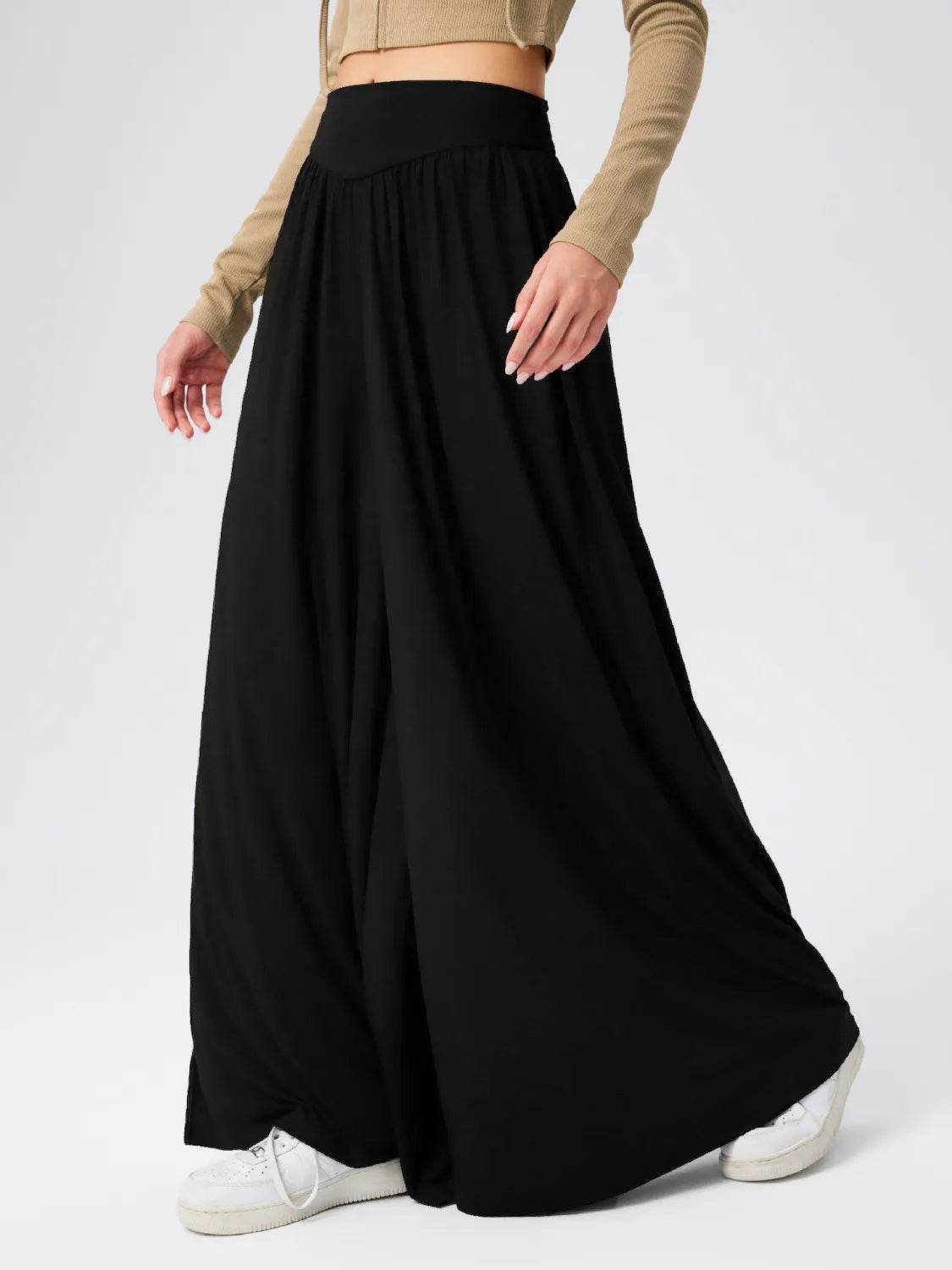 High Waist Wide Leg Pants - UnLaced Boutique