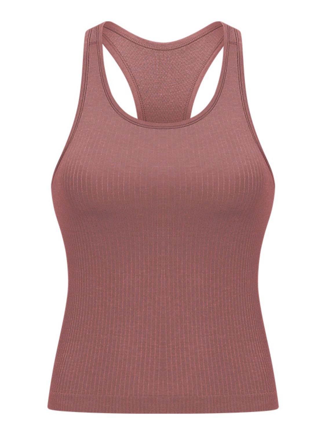 Millennia Round Neck Racerback Active Tank - UnLaced Boutique