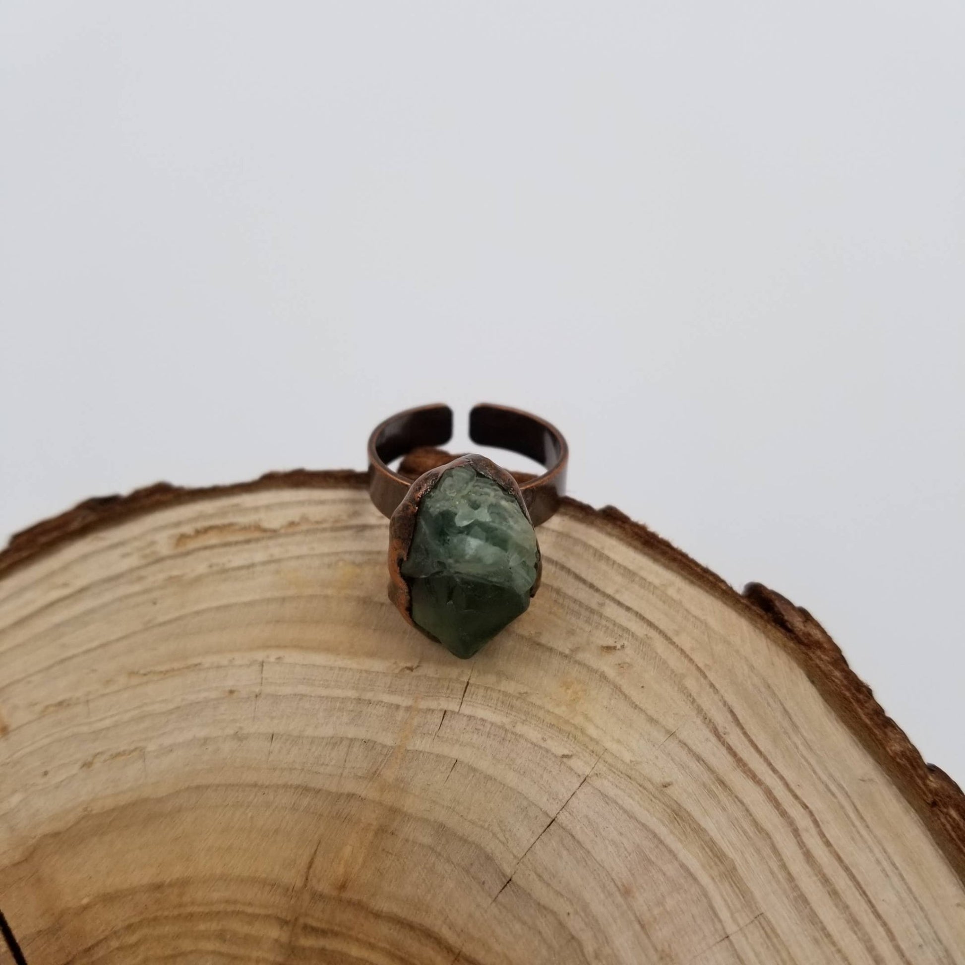 Adjustable Natural Stone Chakra Ring - UnLaced Boutique