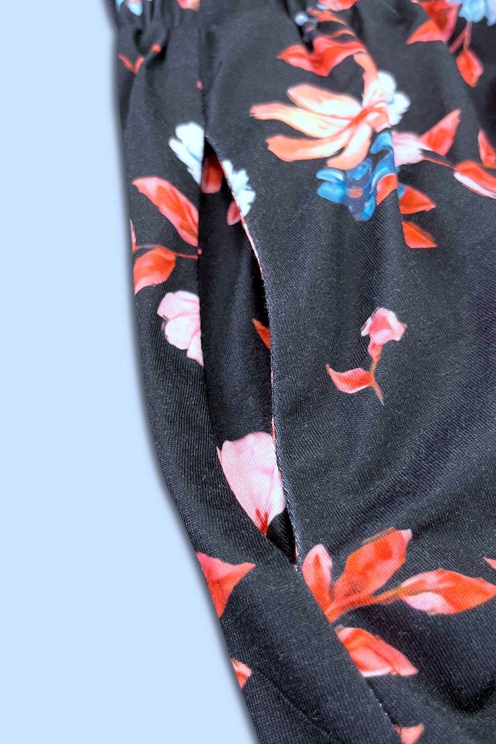 Double Take Printed Scoop Neck Sleeveless Buttoned Magic Dress with Pockets - UnLaced Boutique