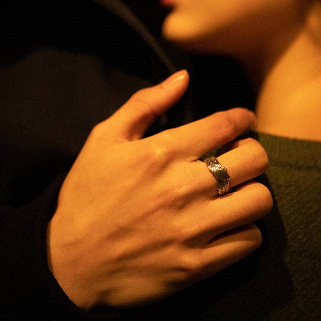 Angel Wings Vintage Open Ring - UnLaced Boutique