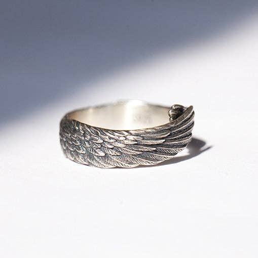Angel Wings Vintage Open Ring - UnLaced Boutique
