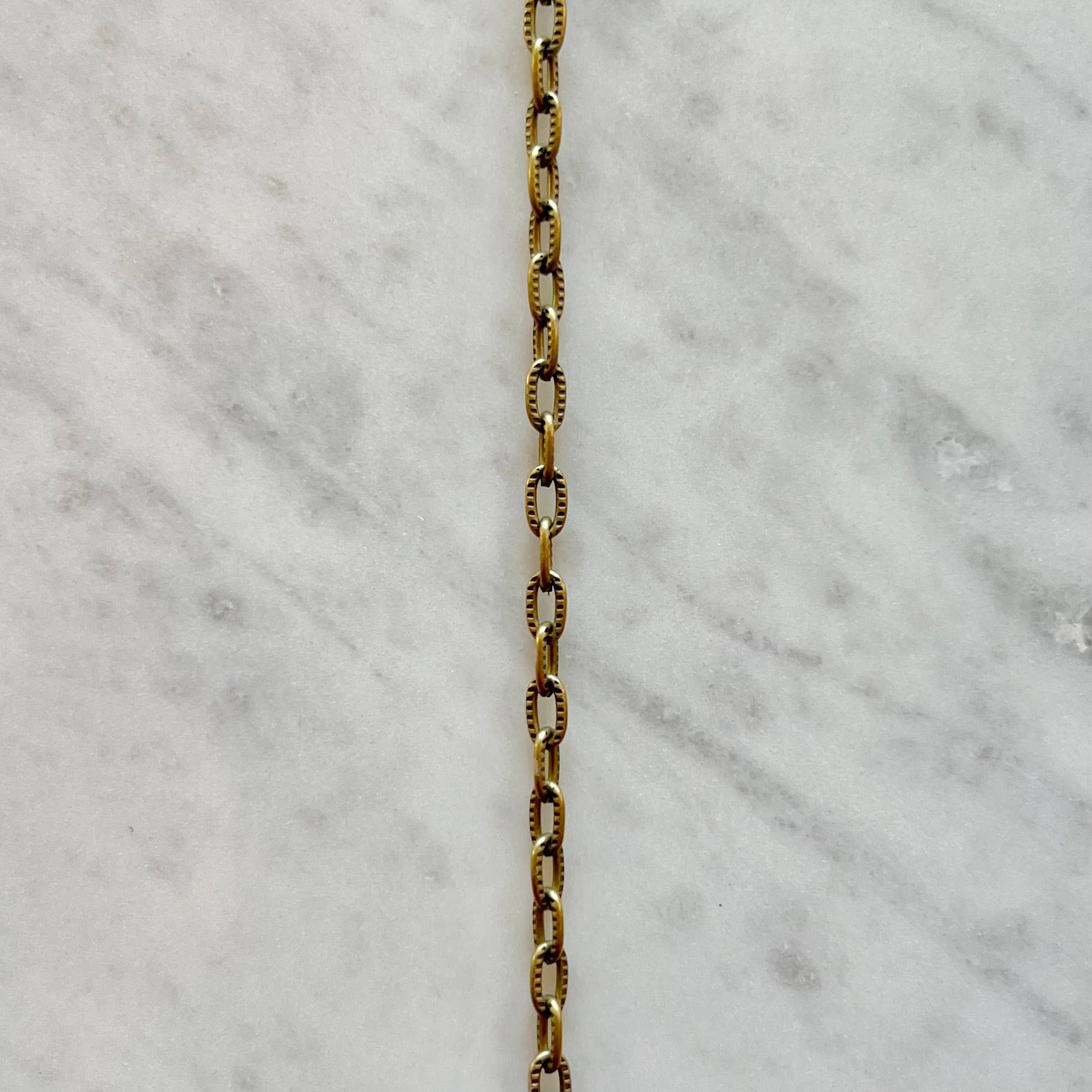 Antique Bronze Cable Chain Cowboy Hat Chain - UnLaced Boutique