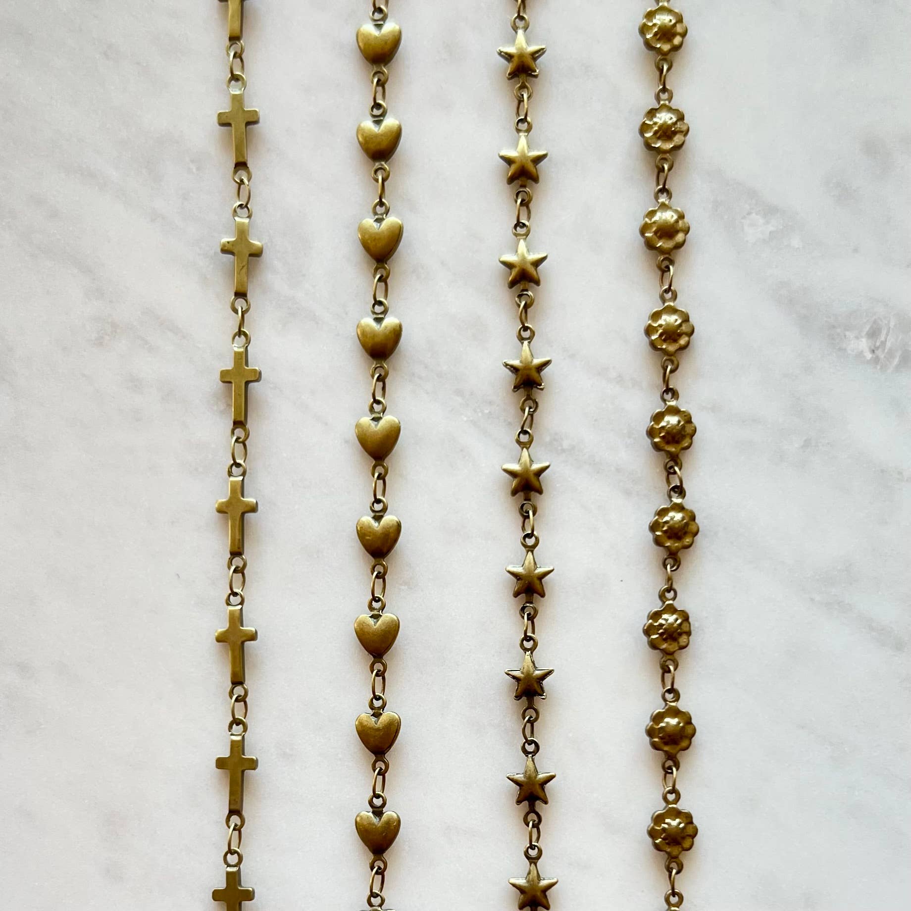 Antique Bronze Cowboy Hat Chain  - UnLaced Boutique