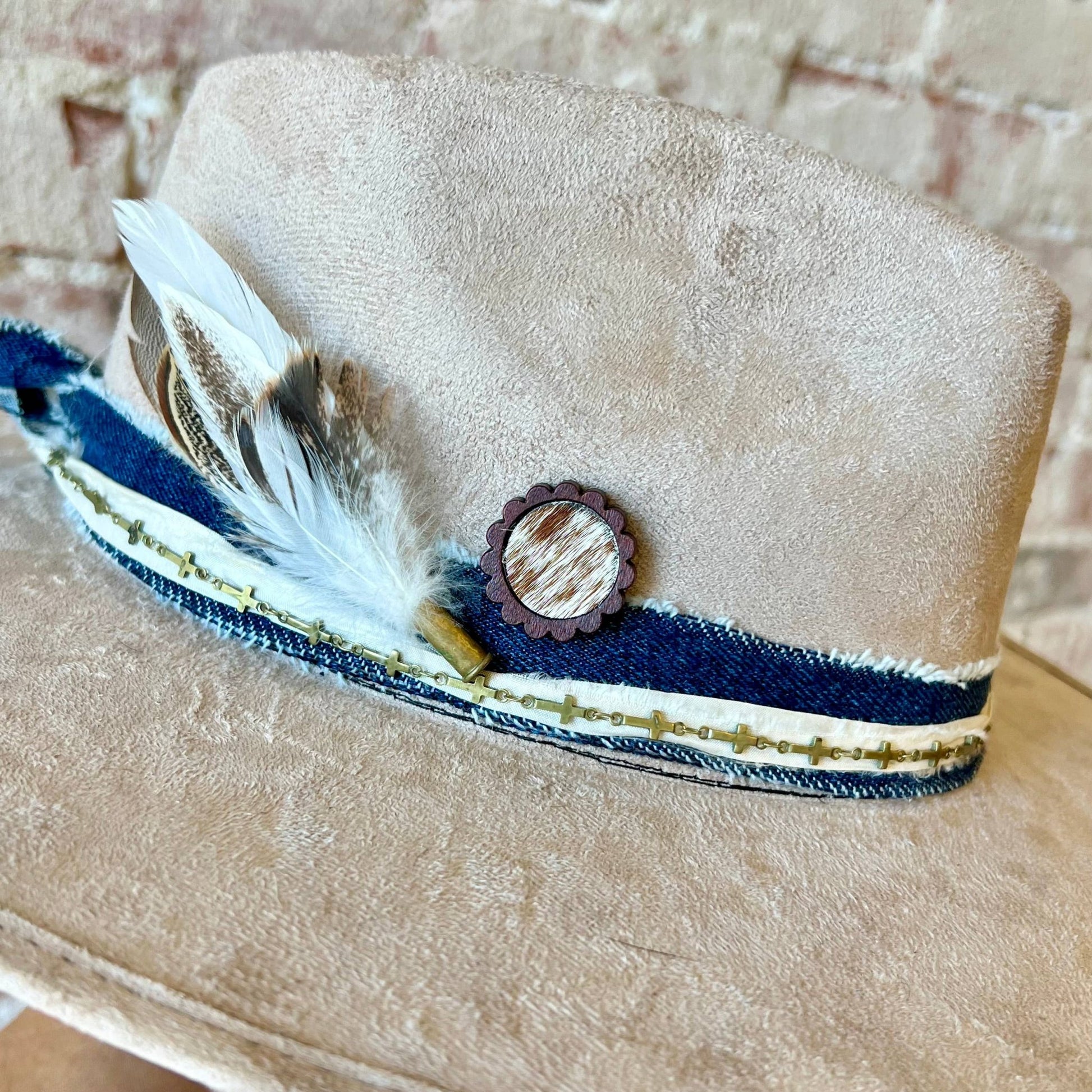 Antique Bronze Cowboy Hat Chain  - UnLaced Boutique
