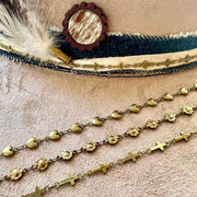 Antique Bronze Cowboy Hat Chain  - UnLaced Boutique