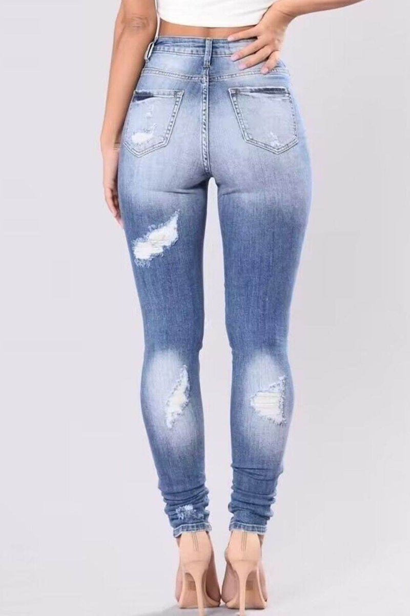 Full Size Distressed Skinny Jeans Plus Size - UnLaced Boutique