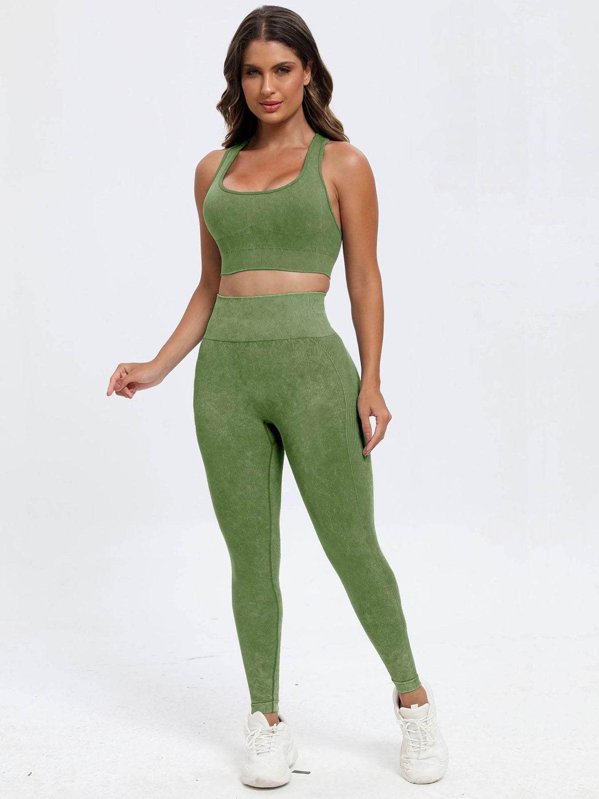 Scoop Neck Wide Strap Top and Pants Active Set - UnLaced Boutique