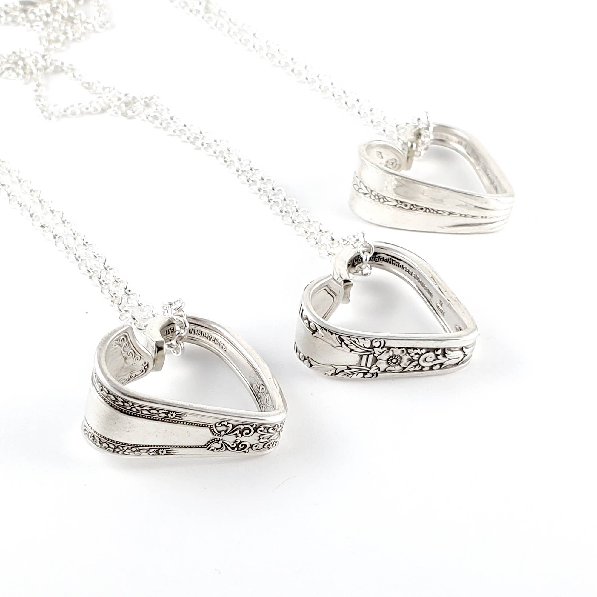 Upcycled Open Heart Spoon Necklaces