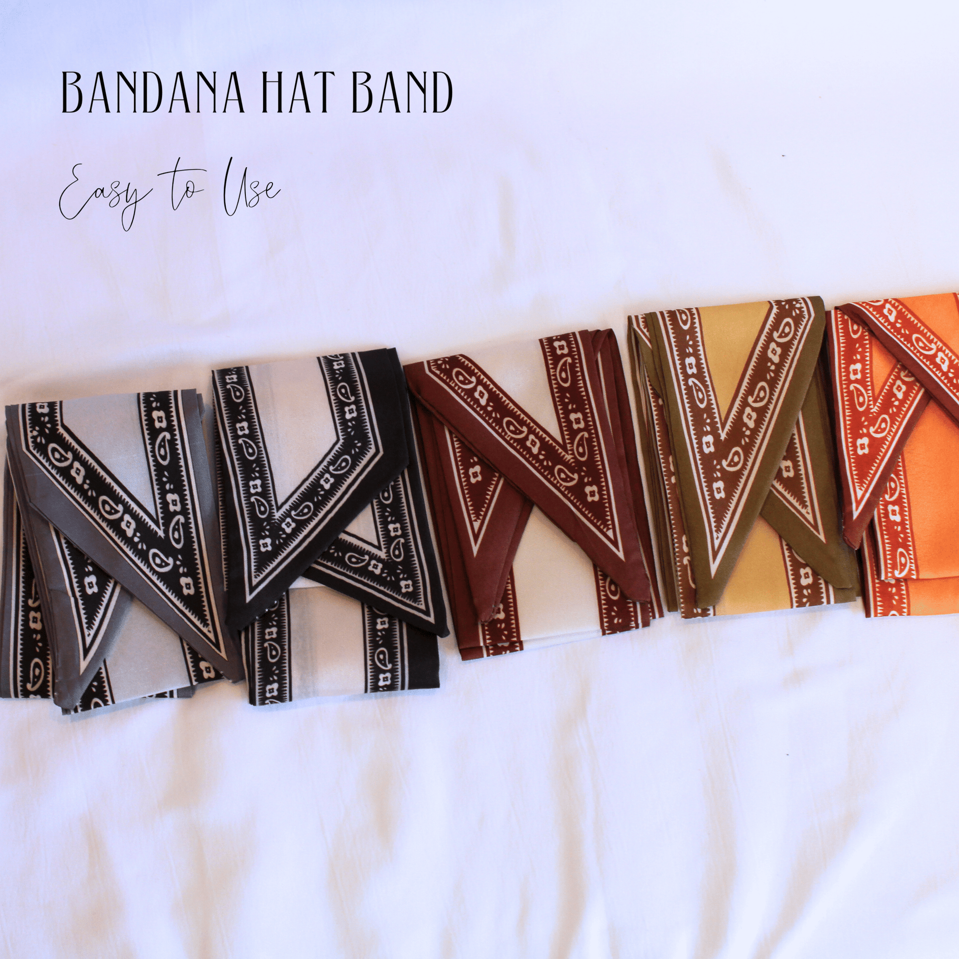 Bandana Hat Band - UnLaced Boutique