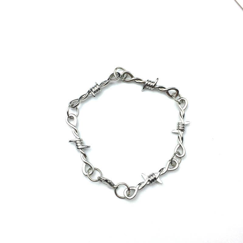 Barbed Wire Barbed Chain Necklace - UnLaced Boutique