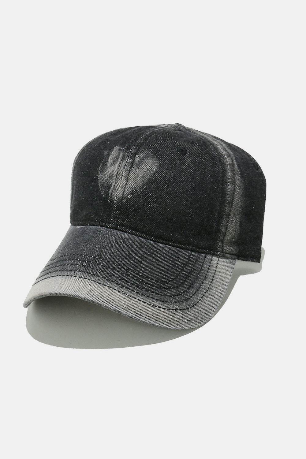Heart Cotton Baseball Cap - UnLaced Boutique