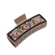 Blossom Ridge Hair Comb - Hand-Tooled - UnLaced Boutique