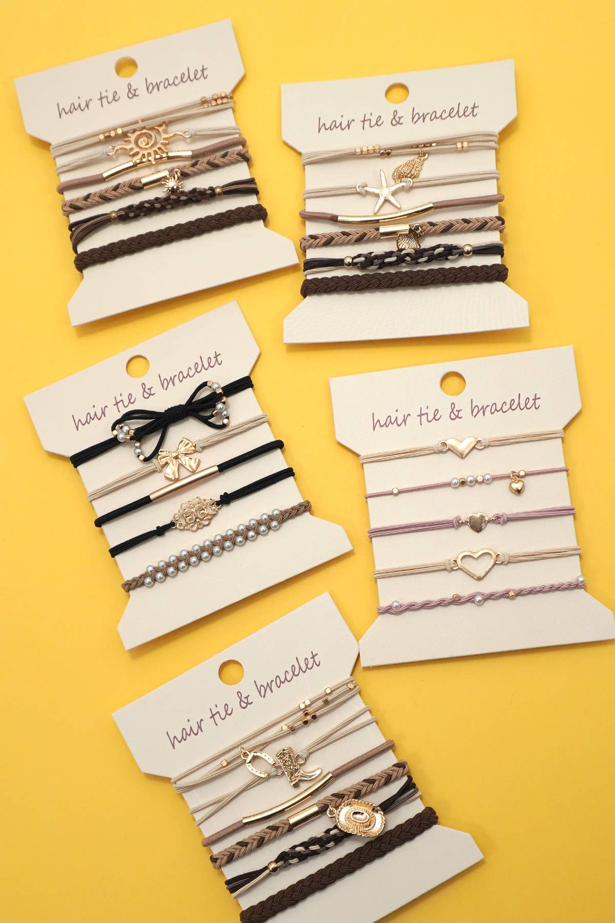BOHO DUAL FUNCTION KNOT BRACELET HAIR TIES - UnLaced Boutique