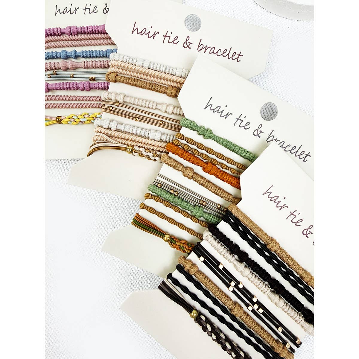 Boho Inspired Hair Tie Bracelets - UnLaced Boutique