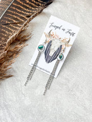 Boho Rhinestone Earrings  - UnLaced Boutique