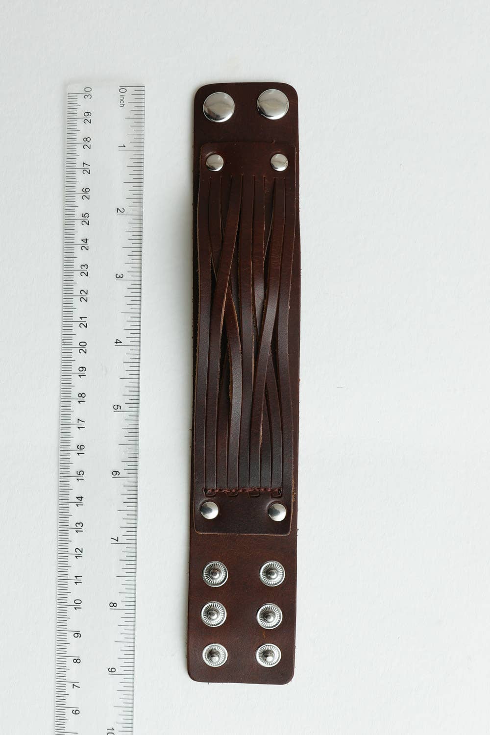 Braided Leather Cuff Bracelet w/ Adjustable Clasp - UnLaced Boutique