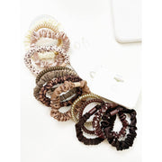 Brown Tone Multi Design Hair Ties - UnLaced Boutique