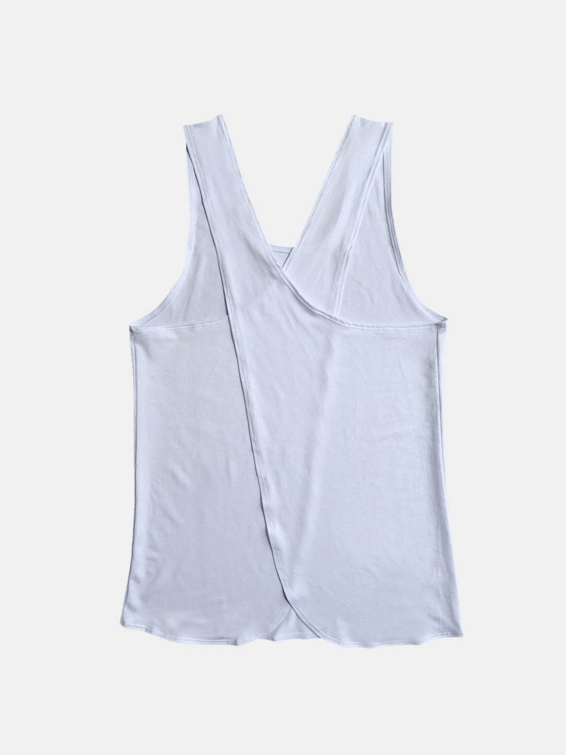 Crisscross Scoop Neck Active Tank - UnLaced Boutique