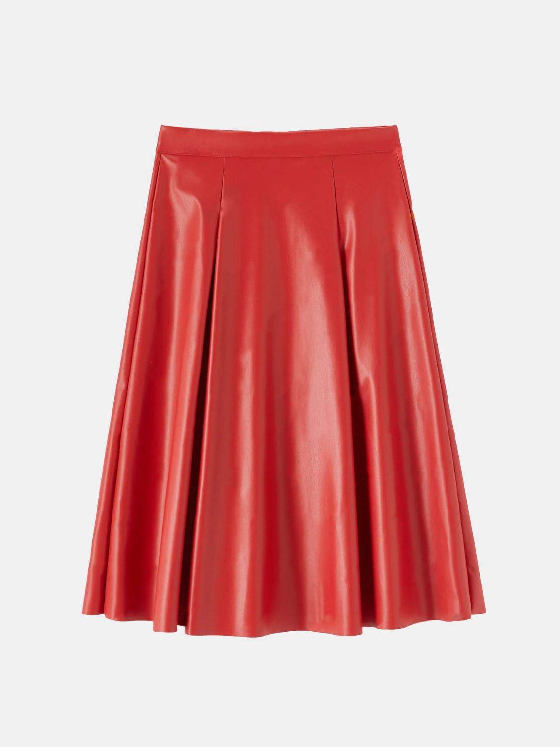 High Waist Skirt with Zipper - UnLaced Boutique