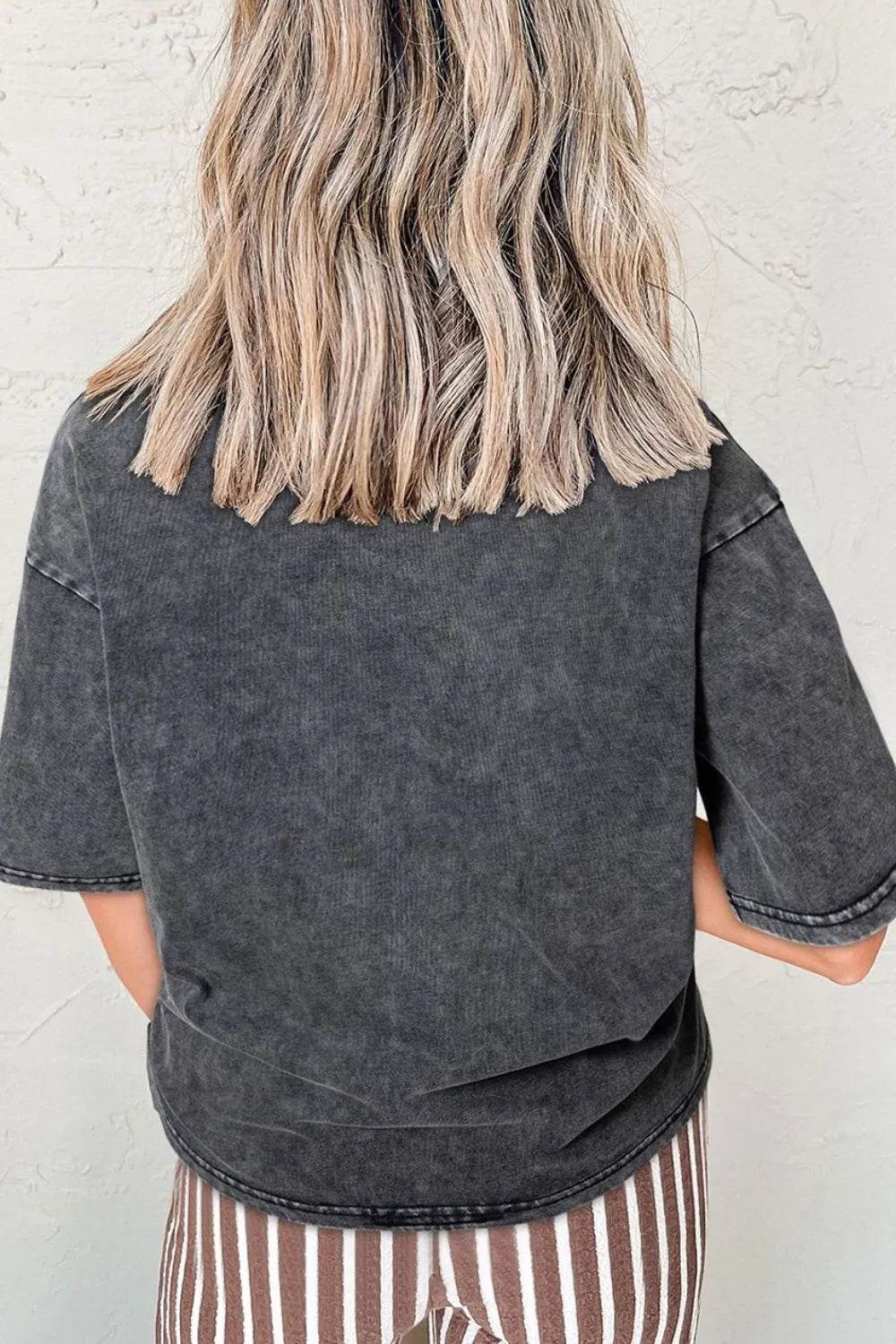 Graphic Mineral Washed Vintage Tee - UnLaced Boutique