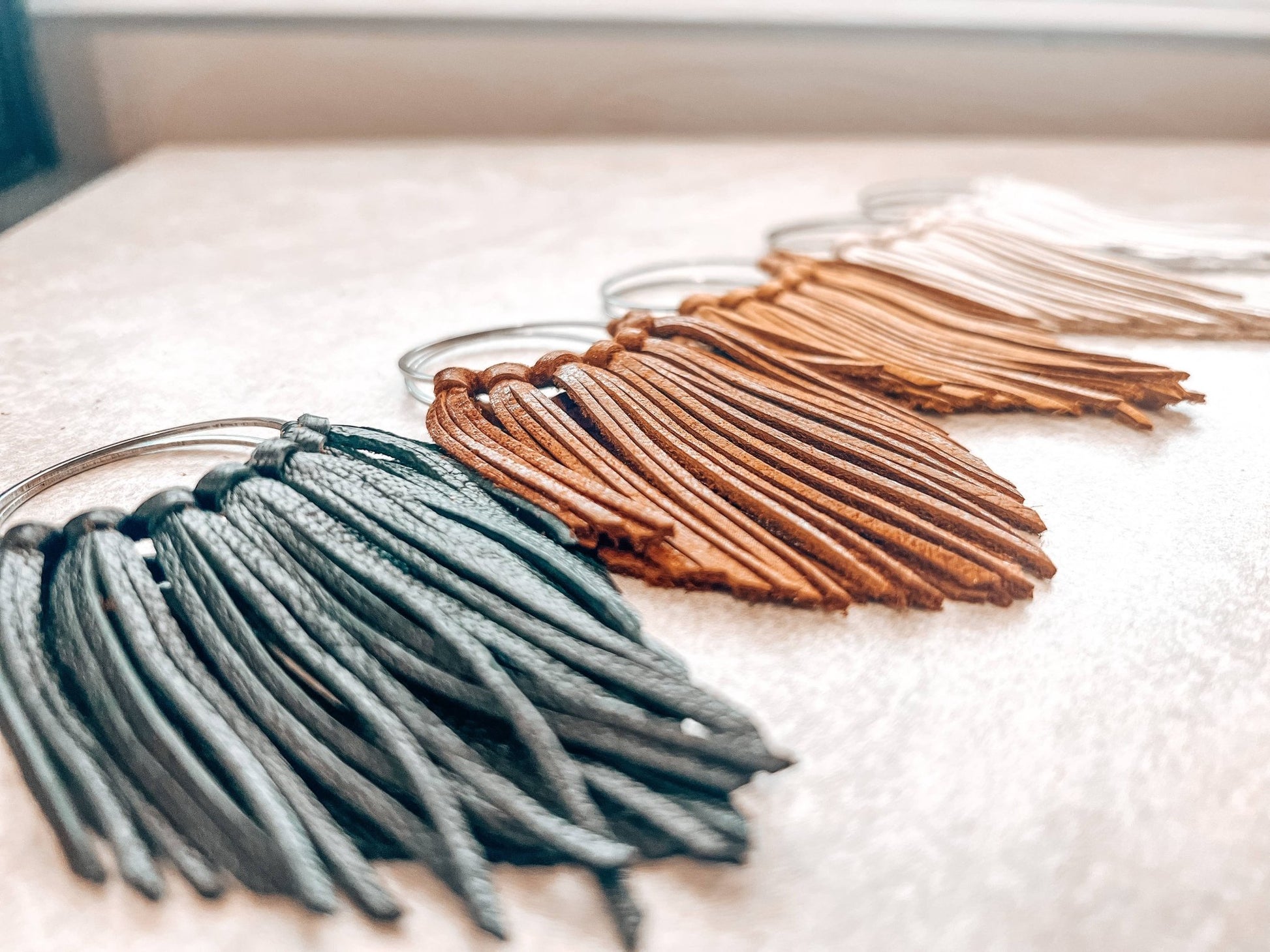 Cascade Fringe Hoops Earrings - UnLaced Boutique