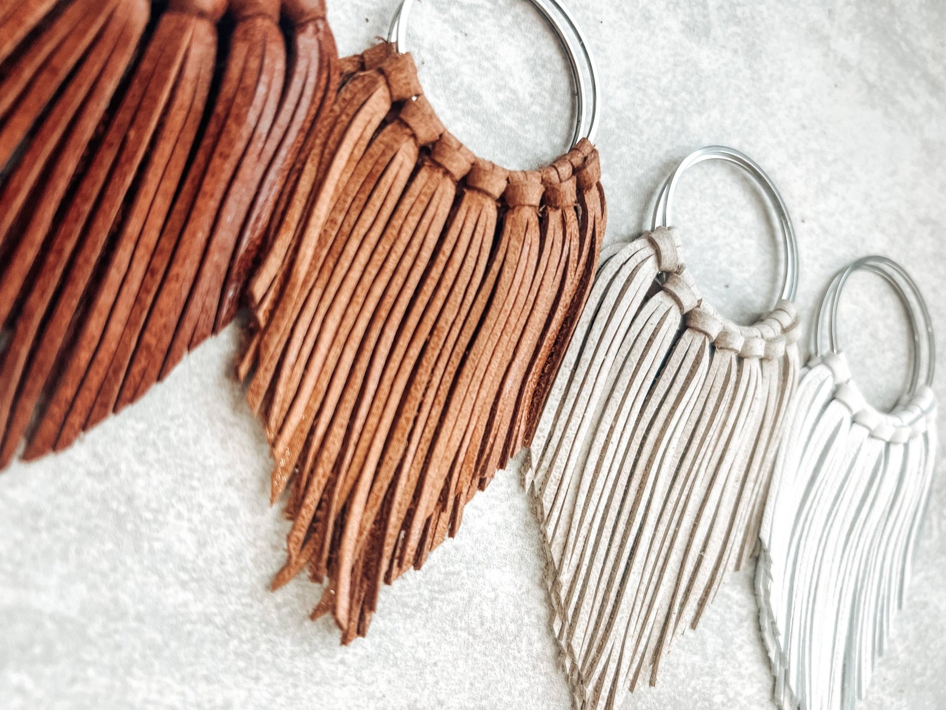 Cascade Fringe Hoops Earrings - UnLaced Boutique