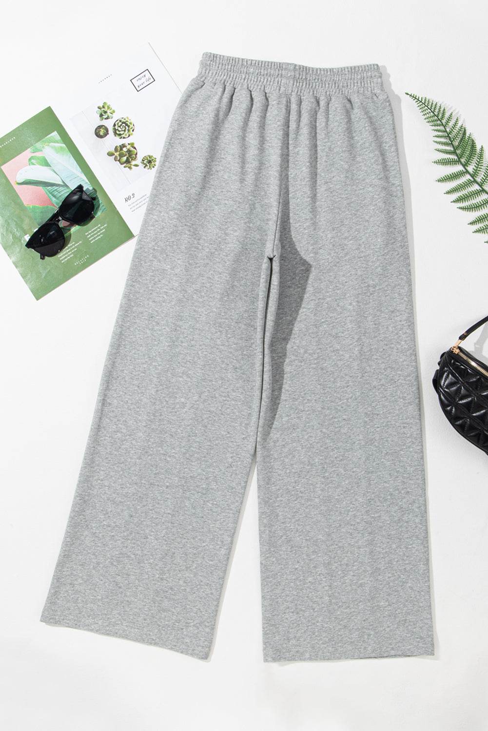Drawstring Wide Leg Active Pants - UnLaced Boutique