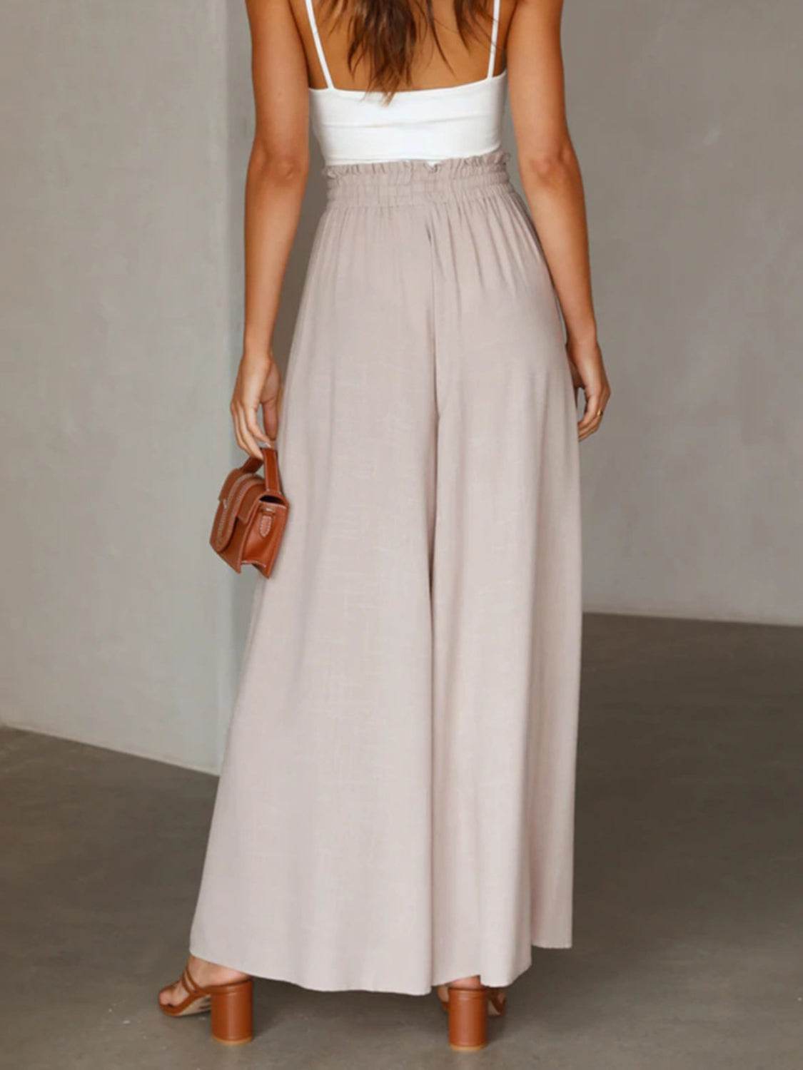 High Waist Wide Leg Pants - UnLaced Boutique