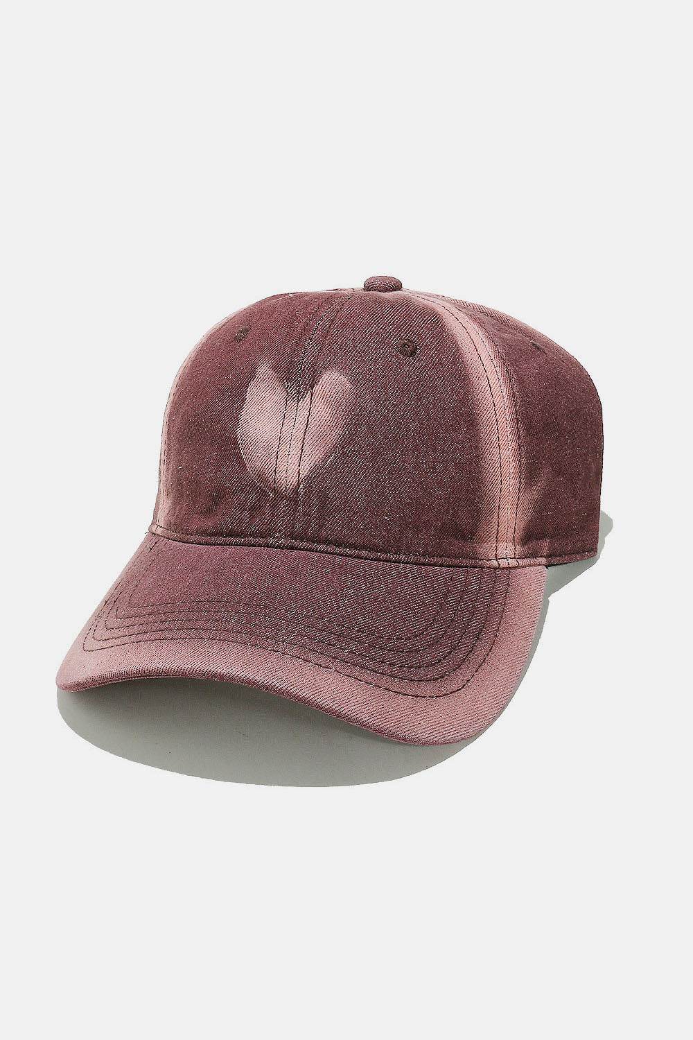 Heart Cotton Baseball Cap - UnLaced Boutique